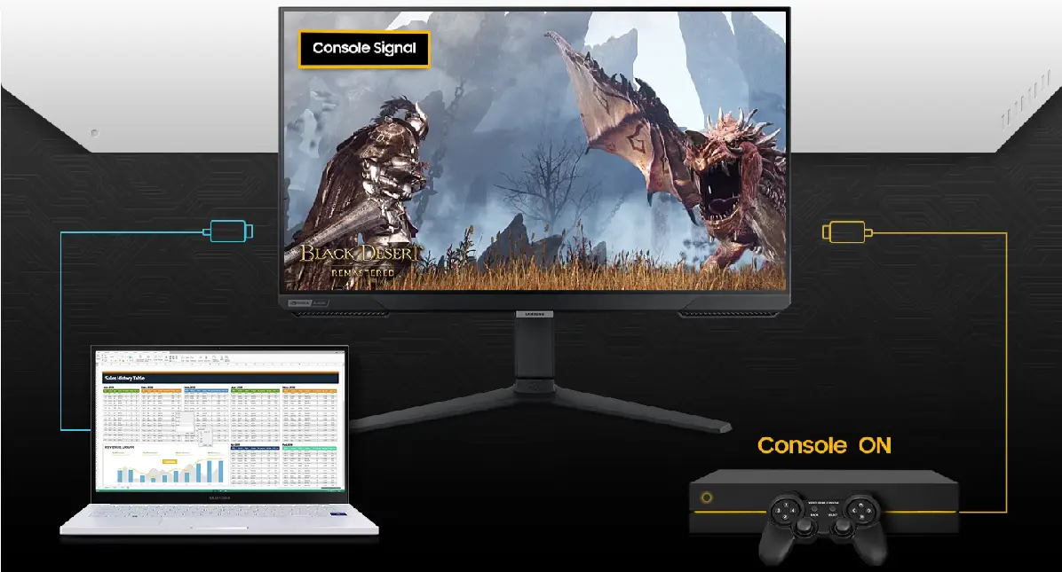 Samsung LS25BG400EUXEN monitor 2